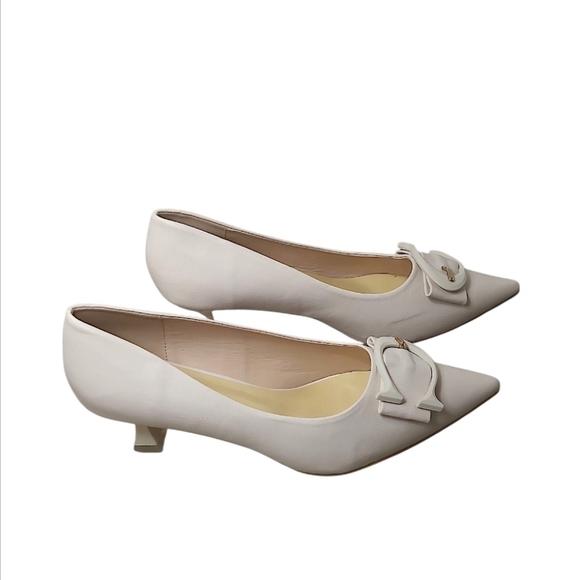 C.Paravano C Buckle Pointed Toe Pumps (Olivia) Size 42 EU/ 11 US - Picture 9 of 16